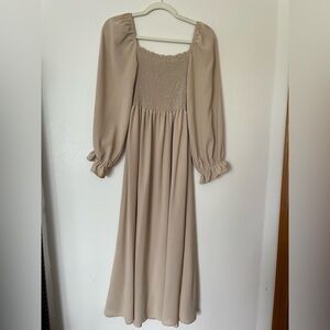 Women along sleeve dress size L